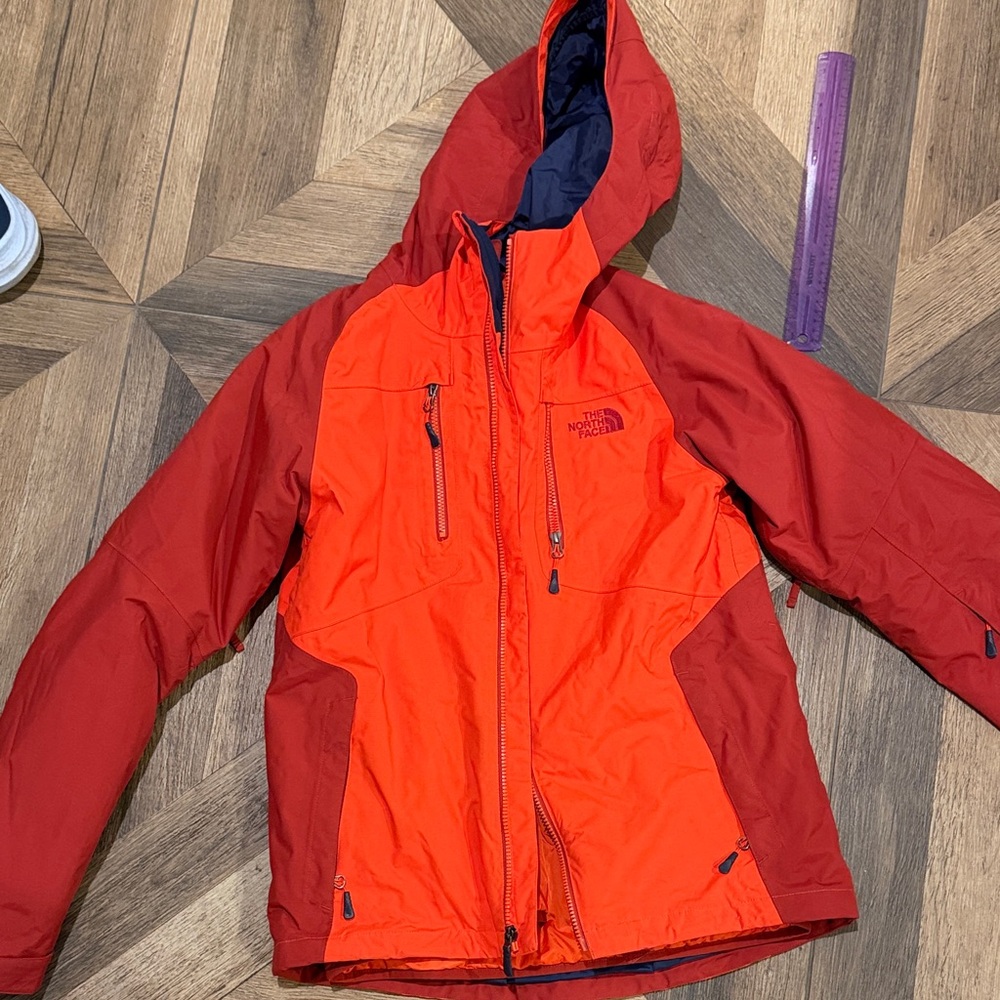 The North Face Men's Orange and Red Performance Jacket